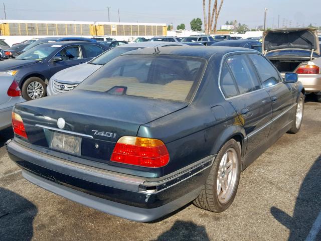 WBAGG834XYDN76171 - 2000 BMW 740 I AUTO GREEN photo 4