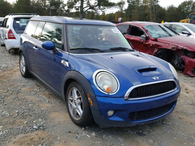 WMWMM33559TP91066 - 2009 MINI COOPER S C BLUE photo 1