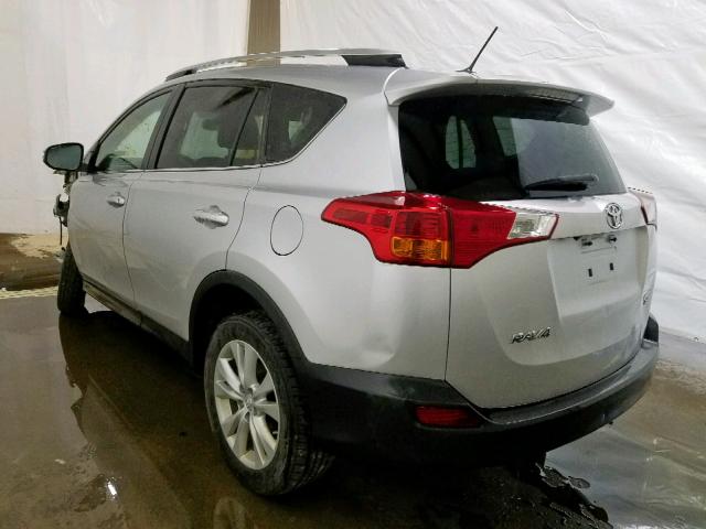 2T3DFREV8DW117982 - 2013 TOYOTA RAV4 LIMIT SILVER photo 3