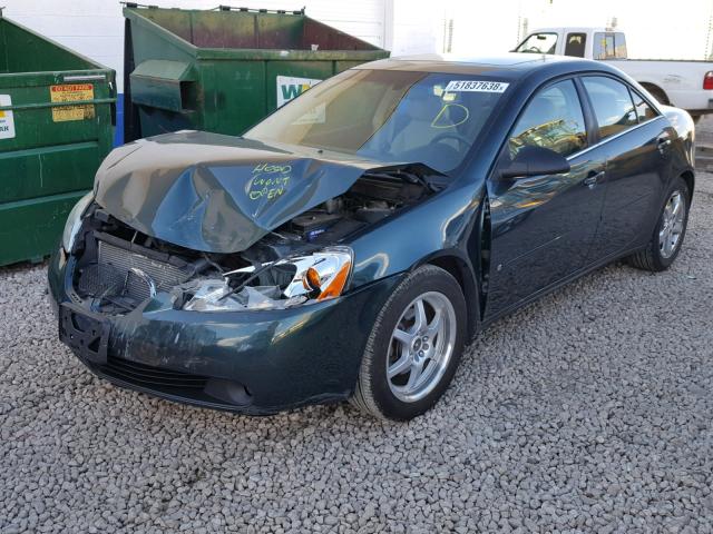 1G2ZH558464236586 - 2006 PONTIAC G6 GT GREEN photo 2