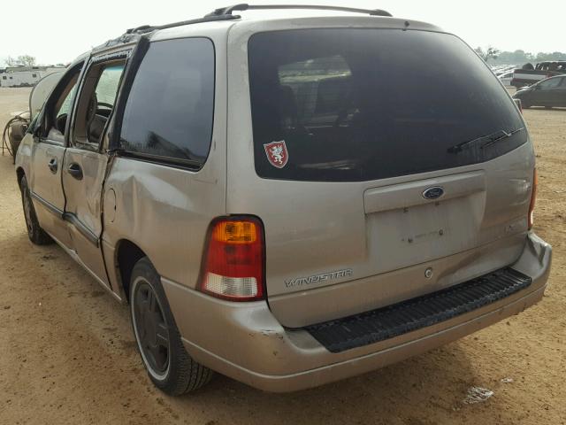 2FMZA51403BA20640 - 2003 FORD WINDSTAR L GRAY photo 3