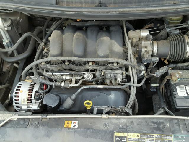 2FMZA51403BA20640 - 2003 FORD WINDSTAR L GRAY photo 7