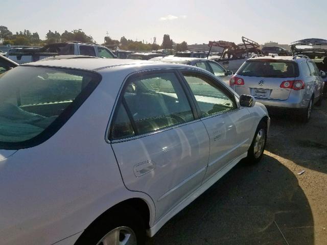 1HGCG16502A078357 - 2002 HONDA ACCORD EX WHITE photo 9