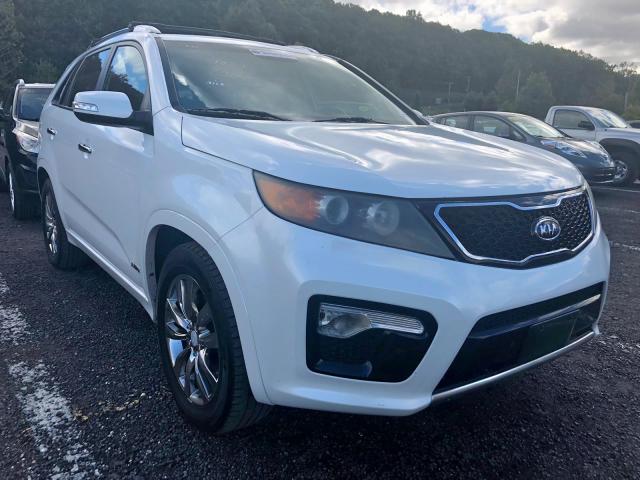 5XYKWDA2XBG121873 - 2011 KIA SORENTO SX WHITE photo 1