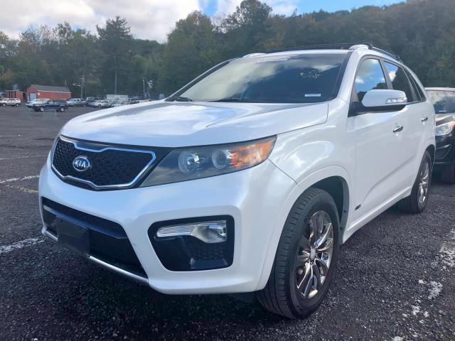 5XYKWDA2XBG121873 - 2011 KIA SORENTO SX WHITE photo 2