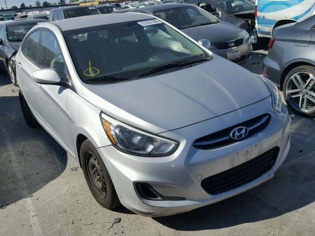 KMHCT4AEXGU952170 - 2016 HYUNDAI ACCENT SE SILVER photo 1