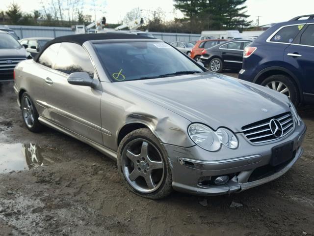 WDBTK75G45T036526 - 2005 MERCEDES-BENZ CLK 500 SILVER photo 1