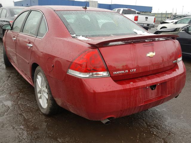 2G1WC5E38C1284352 - 2012 CHEVROLET IMPALA LTZ RED photo 3