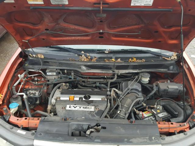 5J6YH18553L021716 - 2003 HONDA ELEMENT EX ORANGE photo 7