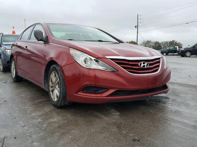 5NPEB4AC9DH642662 - 2013 HYUNDAI SONATA GLS MAROON photo 1