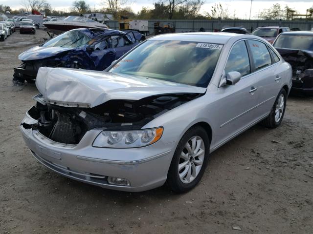 KMHFC46F77A181862 - 2007 HYUNDAI AZERA SE SILVER photo 2