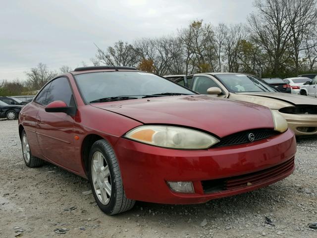 1ZWFT61L125600716 - 2002 MERCURY COUGAR V6 RED photo 1