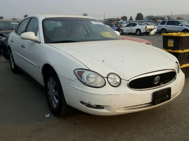 2G4WC582261185424 - 2006 BUICK LACROSSE C WHITE photo 1