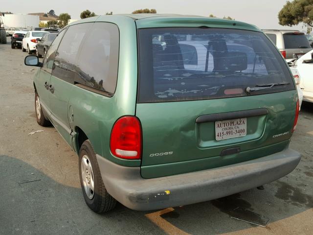 2B4GP25RXWR617592 - 1998 DODGE CARAVAN GREEN photo 3