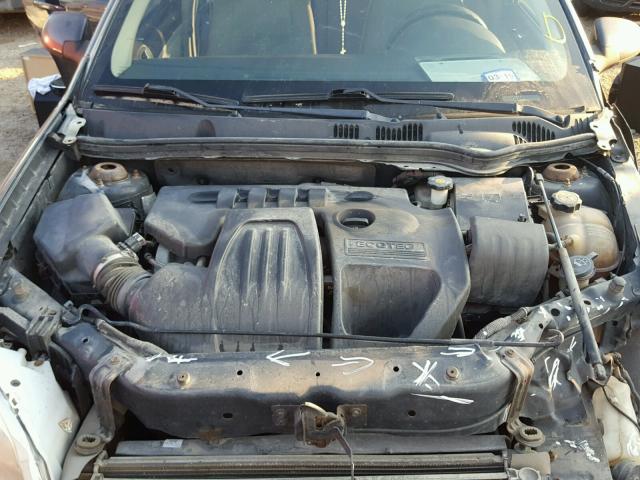 1G1AL58F187149143 - 2008 CHEVROLET COBALT LT CHARCOAL photo 7