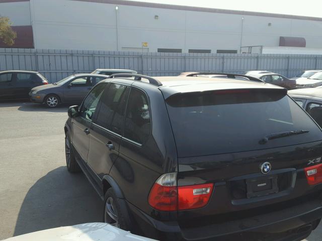 5UXFA93555LE82975 - 2005 BMW X5 4.8IS BLACK photo 3