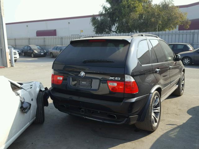 5UXFA93555LE82975 - 2005 BMW X5 4.8IS BLACK photo 4