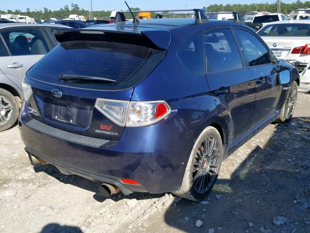 JF1GR8H68EL263067 - 2014 SUBARU IMPREZA WR BLUE photo 4