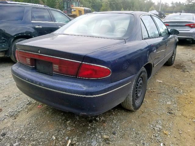 2G4WS52J811324869 - 2001 BUICK CENTURY CU BLUE photo 4