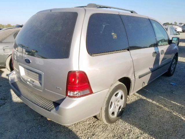 2FMZA51626BA24825 - 2006 FORD FREESTAR S SILVER photo 4