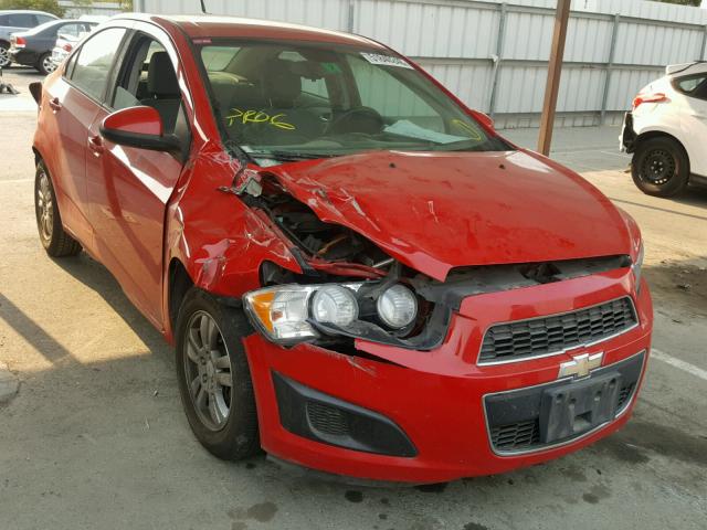 1G1JB5SH9C4120657 - 2012 CHEVROLET SONIC LS 红色 照片 1