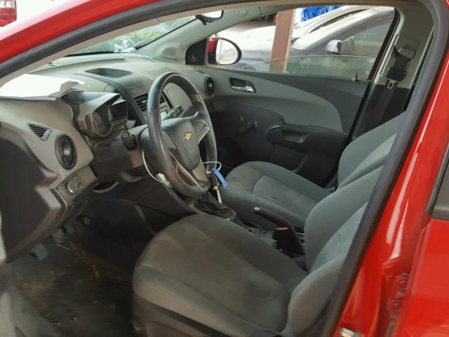 1G1JB5SH9C4120657 - 2012 CHEVROLET SONIC LS 红色 照片 5