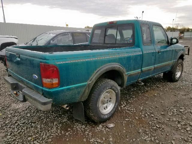 1FTDR15X4RTA07466 - 1994 FORD RANGER SUP TURQUOISE photo 4