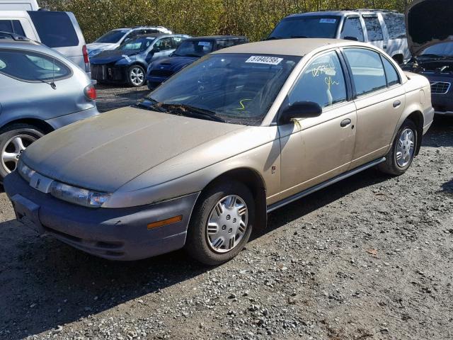 1G8ZH5286VZ174619 - 1997 SATURN SL1 GOLD photo 2