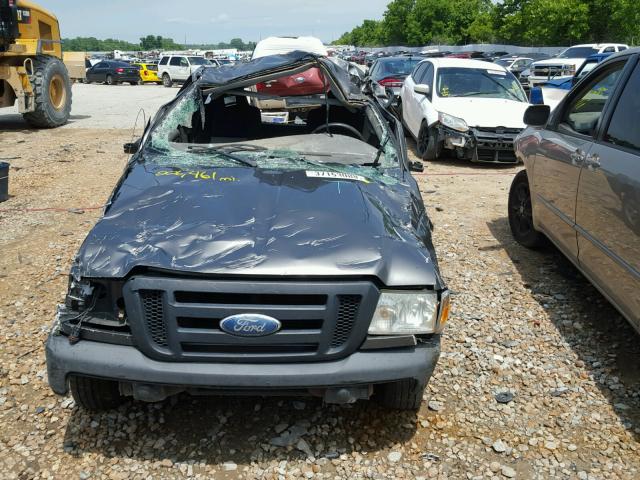 1FTYR10D79PA21272 - 2009 FORD RANGER GRAY photo 10