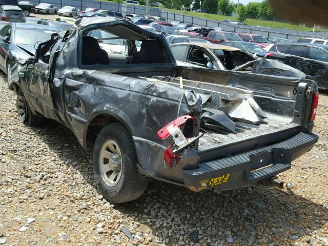 1FTYR10D79PA21272 - 2009 FORD RANGER GRAY photo 3