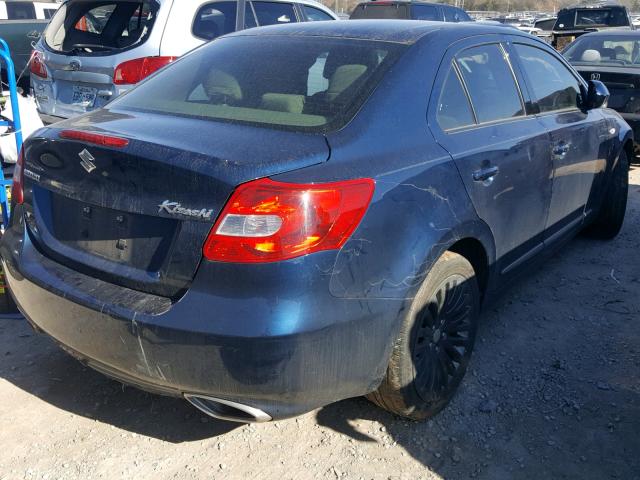 JS2RE9A32C6100677 - 2012 SUZUKI KIZASHI SE BLUE photo 3