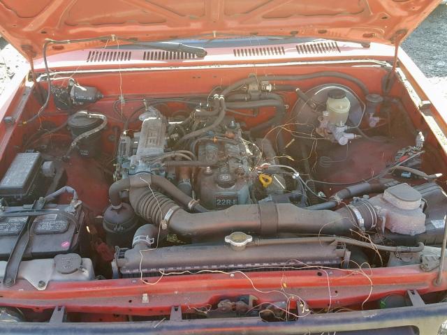 4TARN81A0RZ206986 - 1994 TOYOTA PICKUP 1/2 RED photo 7