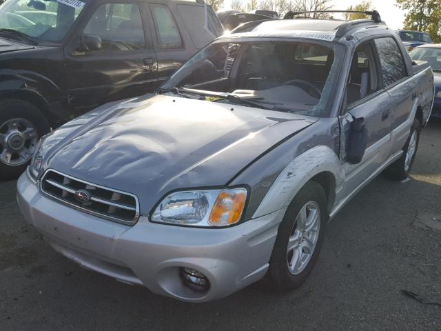 4S4BT62C857103588 - 2005 SUBARU BAJA SPORT SILVER photo 2