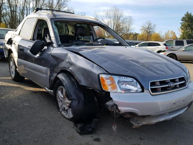 4S4BT62C857103588 - 2005 SUBARU BAJA SPORT SILVER photo 9