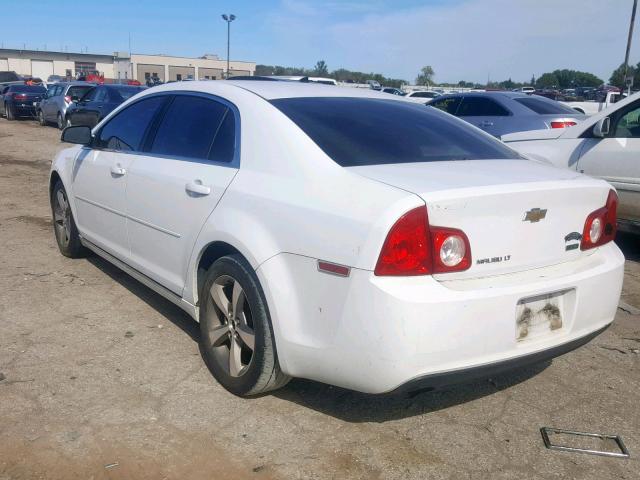 1G1ZC5EU3BF343711 - 2011 CHEVROLET MALIBU 1LT WHITE photo 3