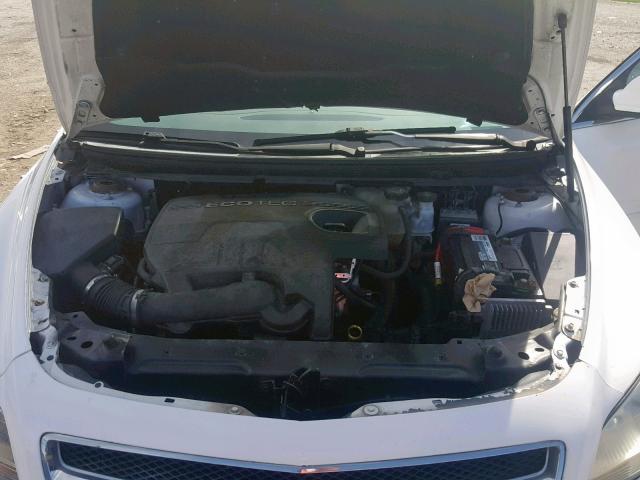 1G1ZC5EU3BF343711 - 2011 CHEVROLET MALIBU 1LT WHITE photo 7