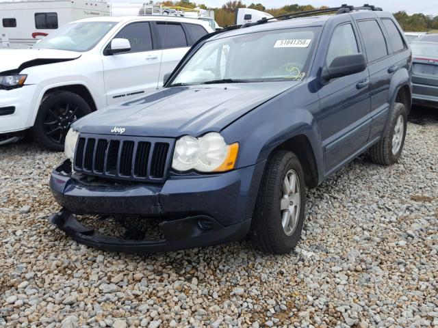 1J8GS48K69C504210 - 2009 JEEP GRAND CHER BLUE photo 2