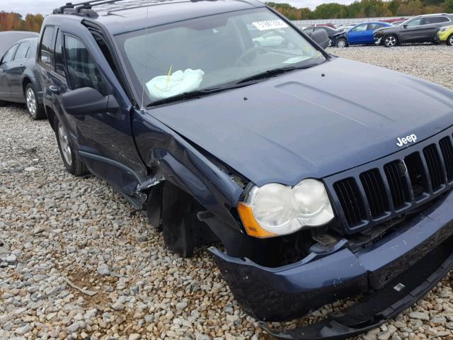 1J8GS48K69C504210 - 2009 JEEP GRAND CHER BLUE photo 9