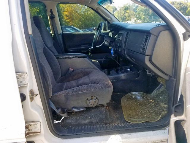 1B4HS28N11F568696 - 2001 DODGE DURANGO WHITE photo 5