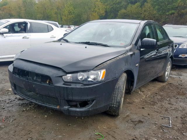 JA3AU26U48U031477 - 2008 MITSUBISHI LANCER ES BLACK photo 2