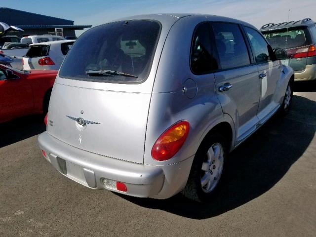 3C4FY58B54T276611 - 2004 CHRYSLER PT CRUISER SILVER photo 4