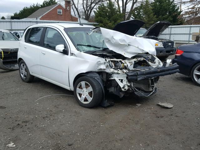 KL1TD6DE8BB229311 - 2011 CHEVROLET AVEO LS WHITE photo 1