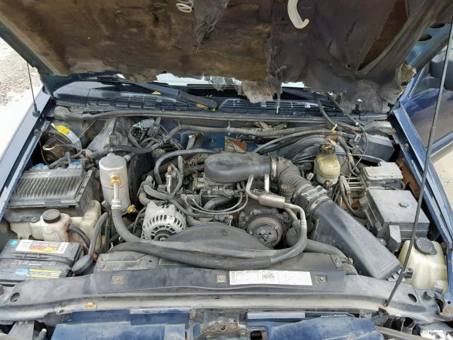 1GTDT19W4YK111110 - 2000 GMC SONOMA BLUE photo 7