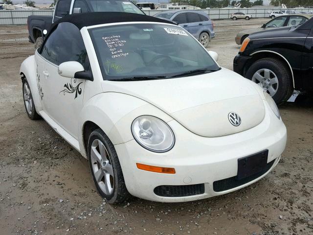 3VWFF31Y37M410049 - 2007 VOLKSWAGEN NEW BEETLE WHITE photo 1