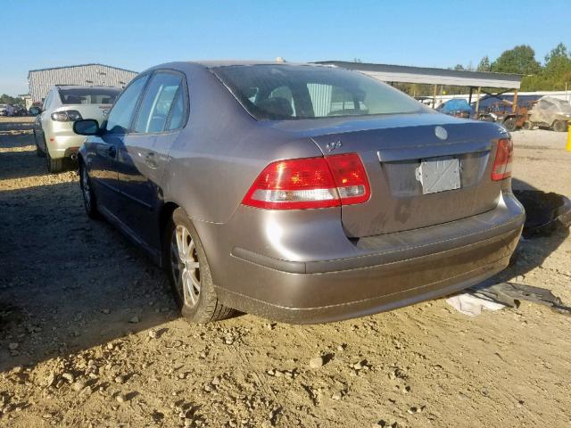 YS3FB49S641034288 - 2004 SAAB 9-3 LINEAR GRAY photo 3