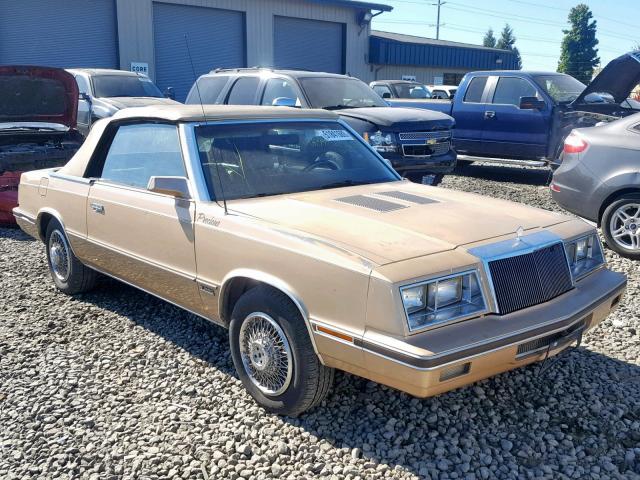 1C3BC55E4EG283927 - 1984 CHRYSLER LEBARON BEIGE photo 1