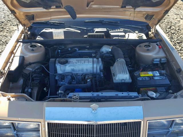 1C3BC55E4EG283927 - 1984 CHRYSLER LEBARON BEIGE photo 7