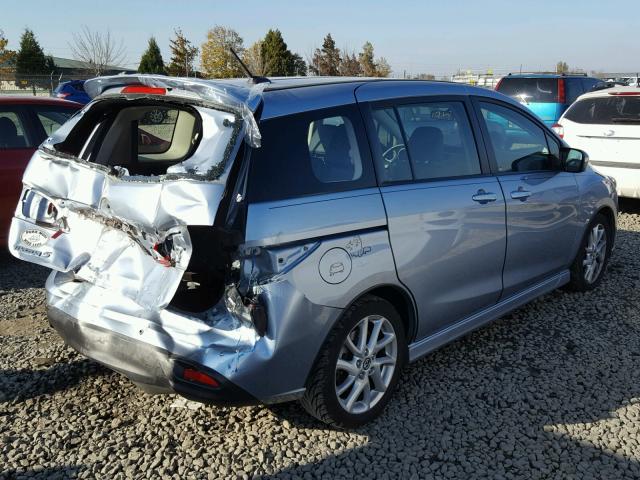 JM1CW2DL7D0150950 - 2013 MAZDA 5 SILVER photo 4