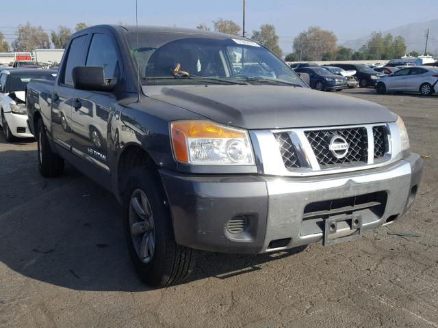 1N6AA0EK6CN311531 - 2012 NISSAN TITAN S GRAY photo 1