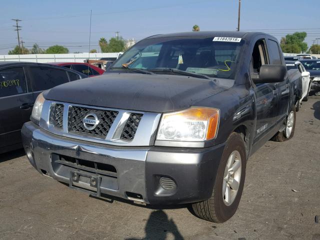 1N6AA0EK6CN311531 - 2012 NISSAN TITAN S GRAY photo 2